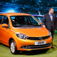Tata Group chairman, Cyrus Mistry, and Tata Motors’ head of advanced and product engineering, Tim Leverton (right), during the launch of the Zica.